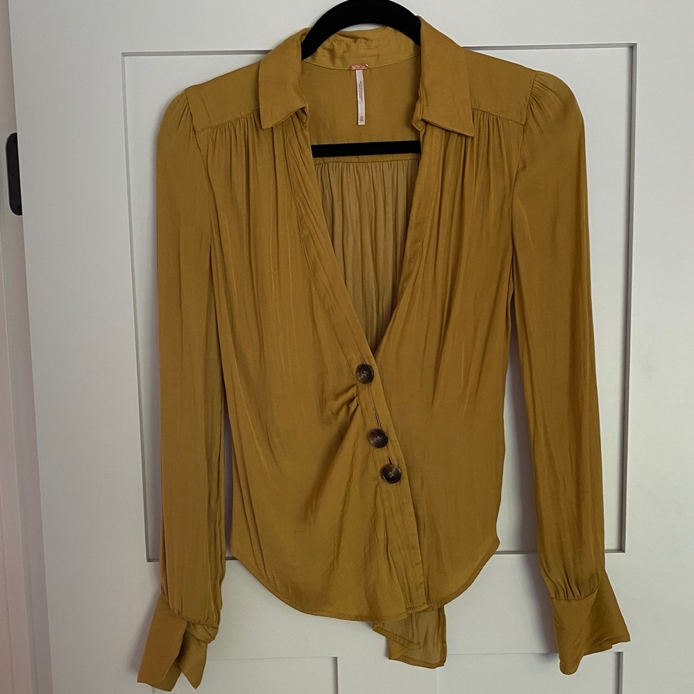 Free People Button Down